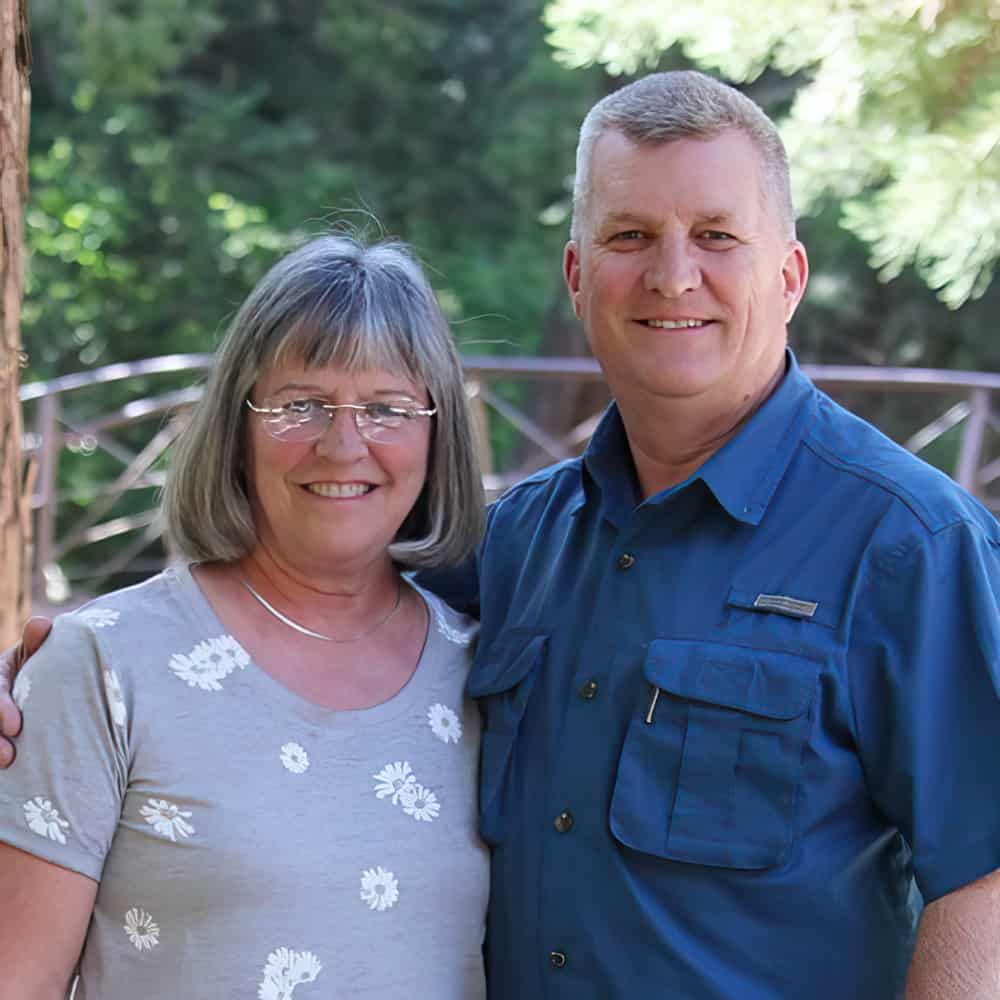 A casual photo of Pastor D. Keith Walker and his wife Kim