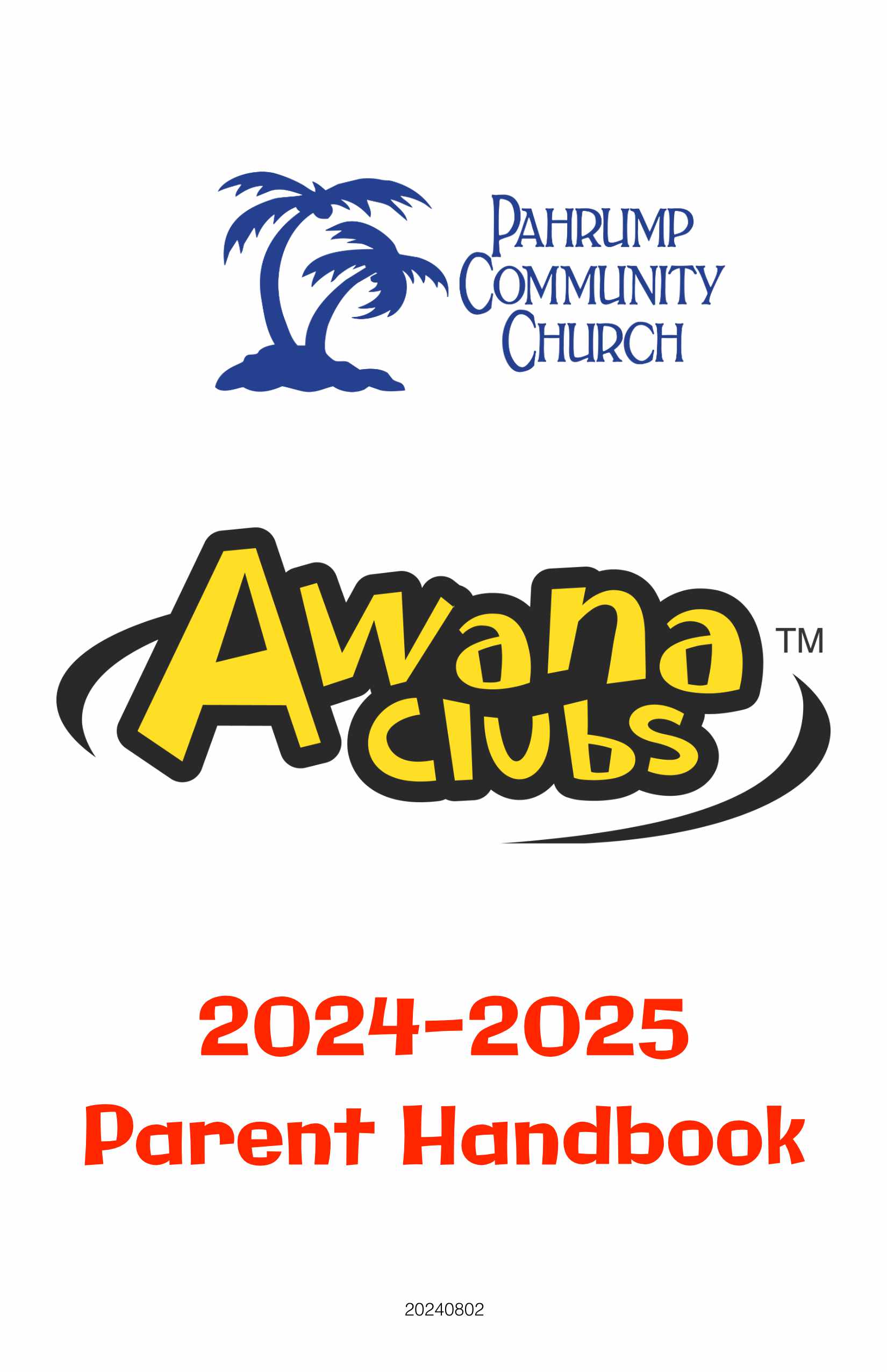 2024-2025 Parent's booklet