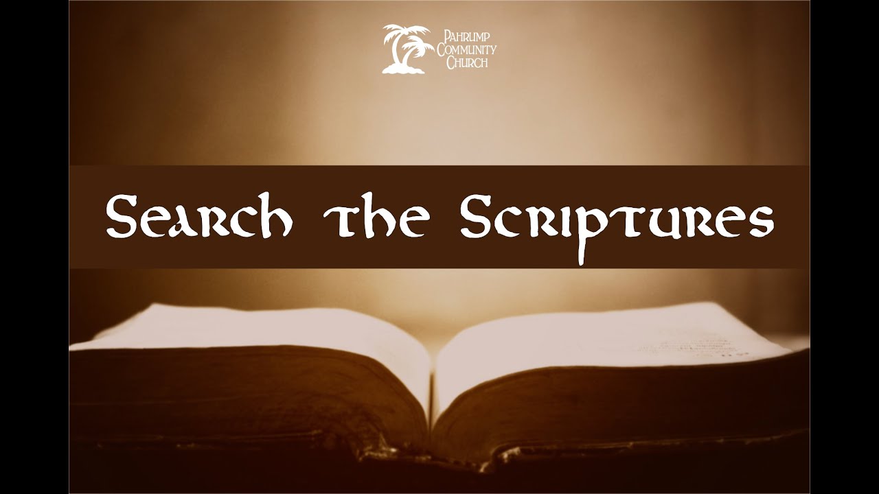 Search the scriptures