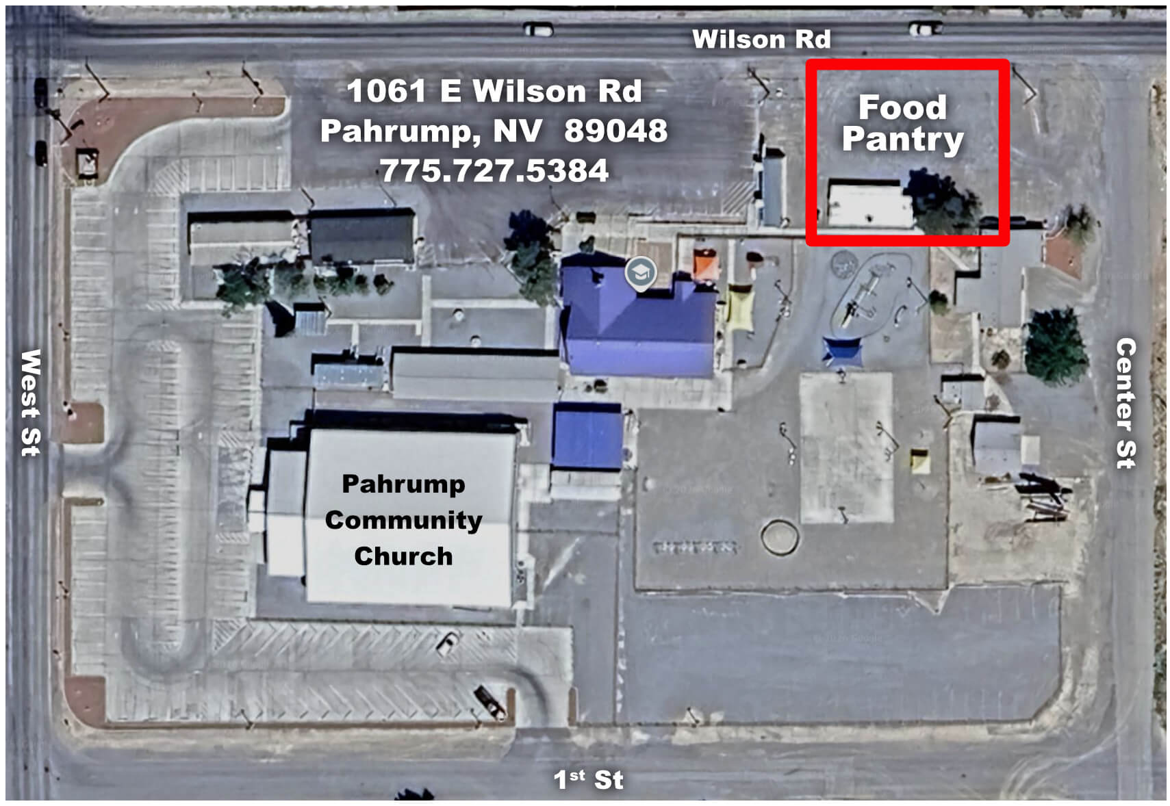 Food Pantry overhead Image Food Pantry overhead Image